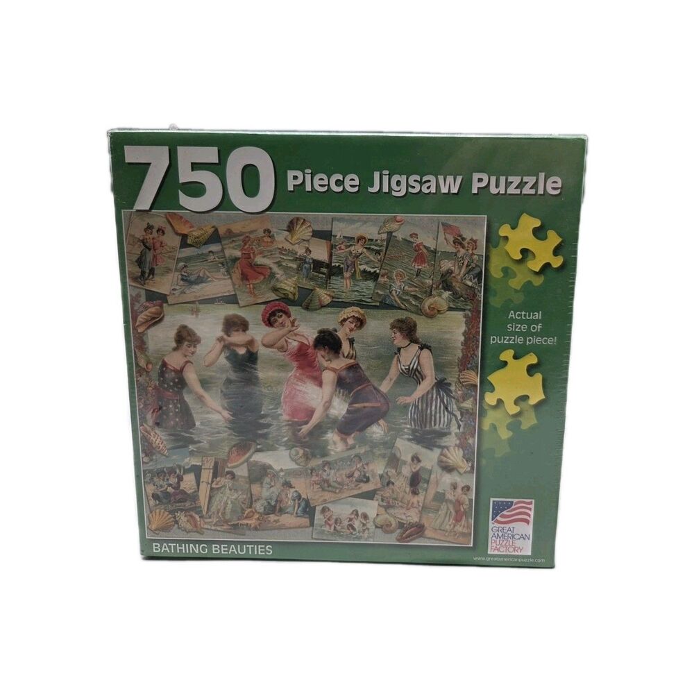 Great American Puzzle Factory Bathing Beauties 750 Pieces New Sealed